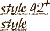 style MODE GALERIE + MODE EXKLUSIV & INDIVIDUELL style 42